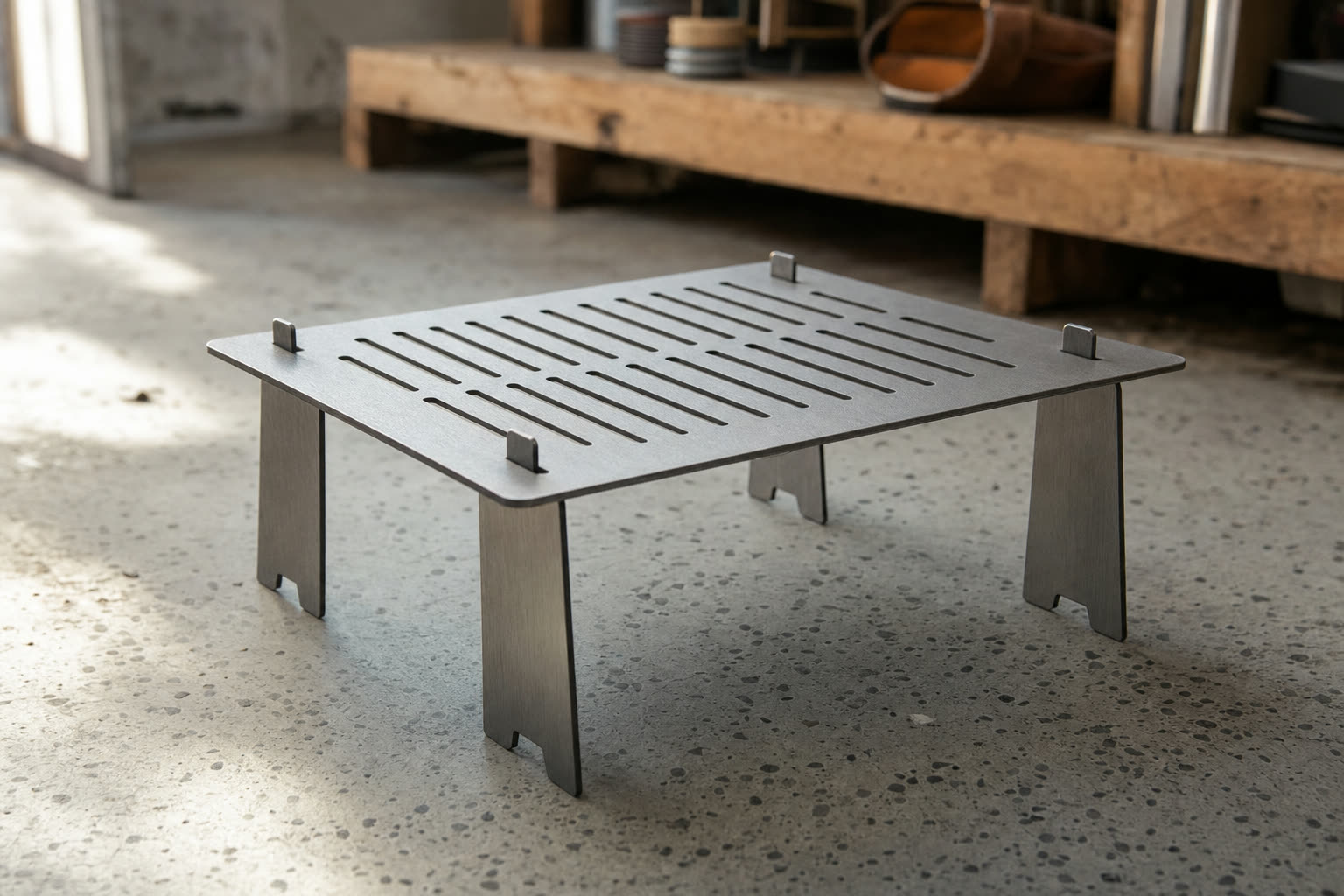 Fertig aufgebauter ROSTY in der Werkstatt